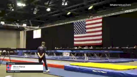 Olivia Pierce - Tumbling, Elmwood - 2021 USA Gymnastics Championships