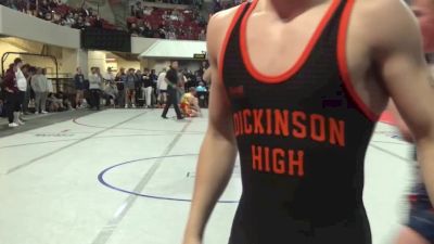 109 lbs Champ. Round 1 - Mitchell Clavadetscher, Laurel Matburners vs Jake Glaser, Dickinson Wrestling Club