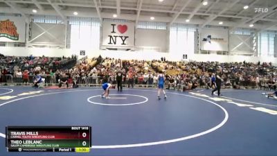 81 lbs Champ. Round 1 - Theo LeBlanc, Salem Cambridge Wrestling Club vs Travis Mills, Carmel Youth Wrestling Club