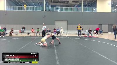 76 lbs Round 2 (10 Team) - Braylon Butts, Virginia Team Predator vs Luke Beck, Terps East Coast Elite