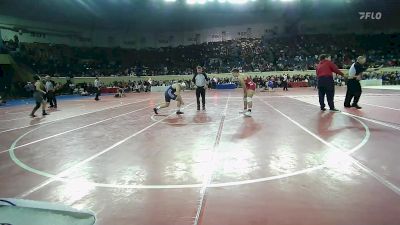 200 lbs Round Of 64 - Destry Lujan, Yukon vs Weston McMillion, Enid Junior High