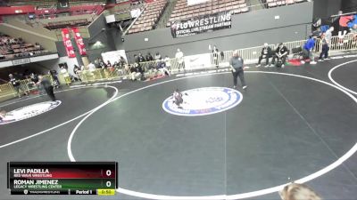 53 lbs Cons. Round 4 - Roman Jimenez, Legacy Wrestling Center vs Levi Padilla, Red Wave Wrestling