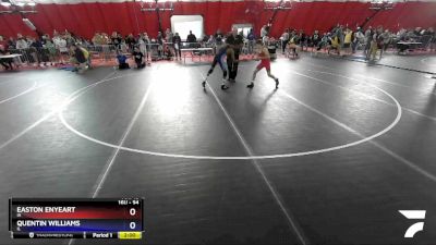 94 lbs Quarterfinal - Easton Enyeart, IA vs Quentin Williams, IL