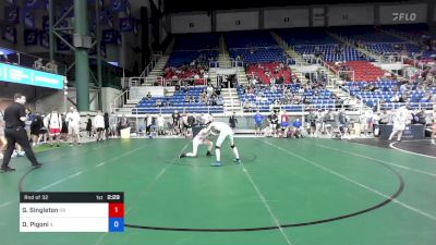 120 lbs Rnd Of 32 - Gage Singleton, Oregon vs Donny Pigoni, Illinois