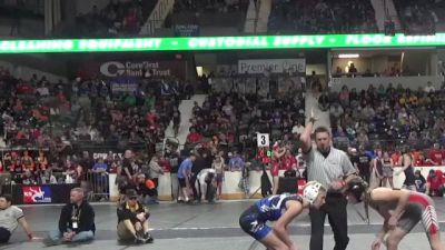 100 lbs Champ. Round 1 - Whitley Hargitt, Quinter vs Sadie Vice, Bluestem