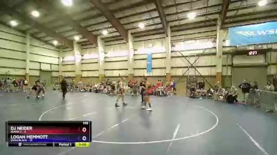 145 lbs Placement (16 Team) - DJ Neider, Idaho 2 vs Logan Memmott, Utah Black