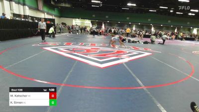 106 lbs Consi Of 32 #1 - Mason Katschor, MI vs Kiyan Simon, AL