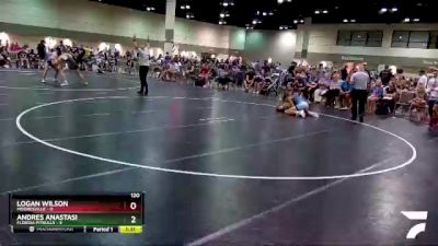 120 lbs Round 2 (6 Team) - Andres Anastasi, Florida Pitbulls vs Logan Wilson, Mooresville