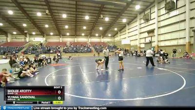 170 lbs Round 1 (6 Team) - Ylyana Sandoval, Oregon vs Sholee Atcitty, Idaho