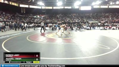 5A 145 lbs Cons. Round 1 - Patrick Lakey, Centennial vs Maxwell Crespi, Meridian