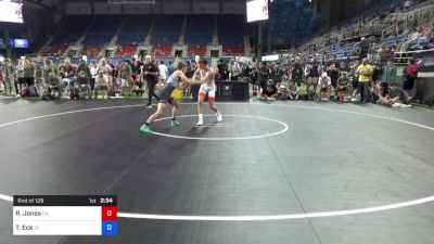 120 lbs Rnd Of 128 - Robert Jones, California vs Talen Eck, Idaho