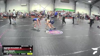 106 lbs Round 1 - Hunter McCleskey Jr, Storm vs Noah Krauss, Southern Wolves