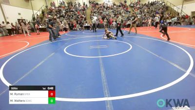 55 lbs Consi Of 8 #2 - Matthew Ryman, Sperry Wrestling Club vs Maverick Walters, Dark Cloud Wrestling Club