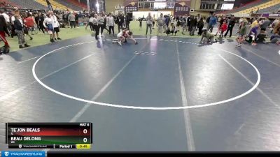 92 lbs 3rd Place Match - Te`Jon Beals, IL vs Beau DeLong, WI