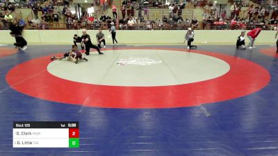 52 lbs Semifinal - Grayson Clark, Pedraza Wrestling vs Grayson Little, The Storm Wrestling Center