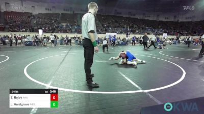 64 lbs Quarterfinal - Everett Bolay, Perry Wrestling Academy vs Jordan Hardgrave, Piedmont