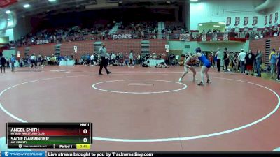 125 lbs Champ. Round 1 - Angel Smith, Hybrid Wrestling Club vs Sadie Garringer, Jay County