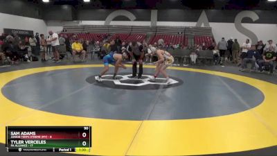 90 lbs Semis & 1st Wrestleback (8 Team) - Sam Adams, Junior Terps Xtreme (MY) vs Tyler Verceles, PA Alliance