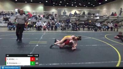 92 lbs Round 2 (4 Team) - Sawyer Wilder, Lowell WC Black vs Bronson Shinkonis, South Lyon Matcats