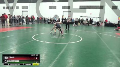 75 lbs Semifinal - Phoenix Russo, SEHS vs Ben Craig, BBOK