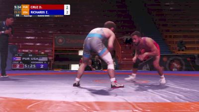 57 kg Consolation - Zane Richards, USA vs Darian Cruz, PUR