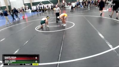 125 lbs Cons. Round 3 - Dante Rigal, Briar Cliff (Iowa) vs Zion Mares, Adams State