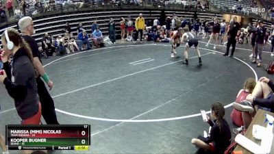 107 lbs Finals (8 Team) - Kooper Bugner, Idaho vs Marissa (Mimi) Nicolas, Team Indiana