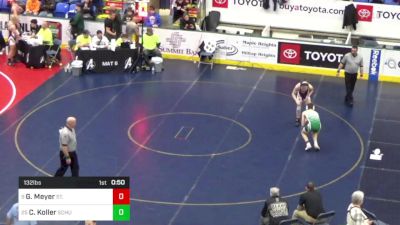 132 lbs Round Of 16 - Greyson Meyer, St. Marys vs Coy Koller, Schuylkill Valley