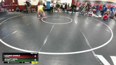 138 lbs Champ. Round 1 - Luciano Daniele, Laramie vs Wyhatt Keith, Campbell County