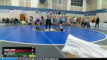 125 lbs Round 2 (4 Team) - Tommy Gibbs, Brownsburg vs Levi Moloch, Perry Meridian