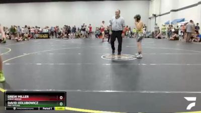 92 lbs Round 2 - Drew Miller, Great Bridge vs David Holubowicz, Mat Psycho