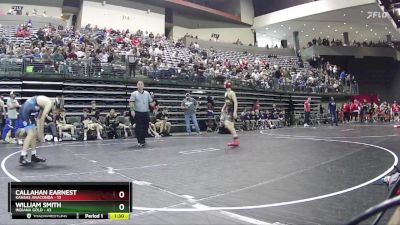 120 lbs Round 1 (6 Team) - William Smith, Indiana Gold vs Callahan Earnest, Kansas Anaconda