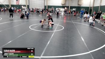 46 lbs Champ. Round 1 - Jhett Buoy, Winner Youth Wrestling vs Syrus Bazer, Nebraska Wrestling Academy