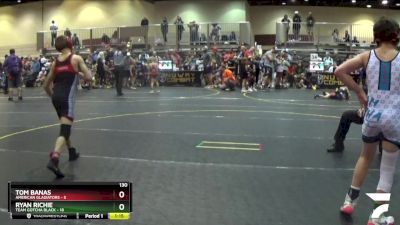 130 lbs Finals (8 Team) - Ryan Richie, Team Gotcha Black vs Tom Banas, American Gladiators