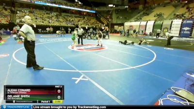 105 Class 1 lbs Quarterfinal - Delanie Smith, Mid-Buchanan vs Aleah Conard, El Dorado Springs