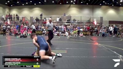 180 lbs Round 2 (6 Team) - Aidan Costello, Elite Athletic Club DZ vs Jayden Malecki, Ragin Raisins WC