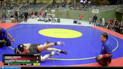 154 lbs Finals (8 Team) - Rigoberto Gonzalez-felix, Culver vs Jahsiah Demuth, Illinois Valley