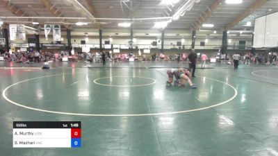 156 lbs Rr Rnd 1 - Ananya Murthy, Legend Wrestling Club vs Sophie Mazhari, Liberty Mat Club