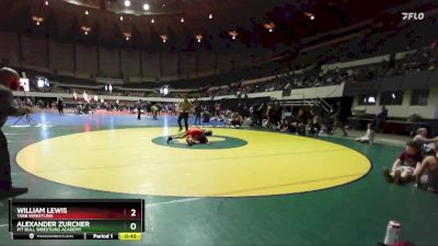 88 lbs Round 3 - Alexander Zurcher, Pit Bull Wrestling Academy vs William Lewis, Tabb Wrestling