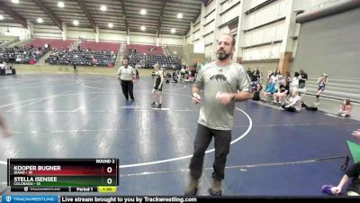 90 lbs Round 2 (6 Team) - Kooper Bugner, Idaho vs Stella Isensee, Colorado