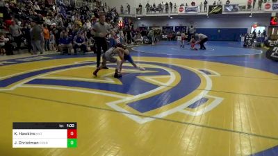 72 lbs Consi Of 16 #1 - King Hawkins, Mat Assassins vs John Christman, Connellsville