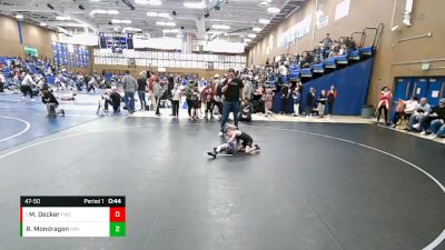 47-50 lbs Round 5 - Milo Decker, Fremont Wrestling Club vs Ronald Mondragon, Ravage