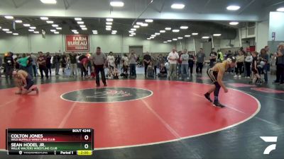 138 lbs Cons. Round 3 - Colton Jones, Wild Buffalo Wrestling Club vs Sean Hodel JR., Willie Walters Wrestling Club