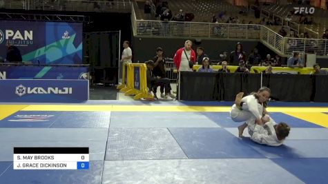 STEPHANIE MAY BROOKS vs JESSICA GRACE DICKINSON 2024 Pan Jiu Jitsu IBJJF Championship