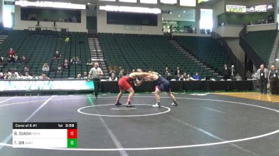 285 lbs Consi Of 8 #1 - Ben Goldin, Penn vs Thomas Ott, Navy