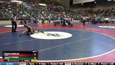 6A 113 lbs Quarterfinal - Ethan Wheeler, Cabot vs Cristo Zamora, Heritage