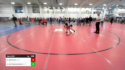 86 lbs Round Of 32 - Sean Sullivan, Essex Junction VT vs Jaden De Vasconcelos, Methuen