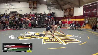 106 lbs Champ. Round 1 - Jason Goodin, Edmond North vs Nick Lawrensen, Dublin Coffman