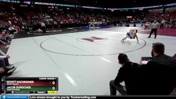 D2-150 lbs Champ. Round 1 - Wyatt Nachreiner, River Valley vs Jacob Durocher, Wrightstown