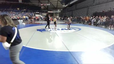 97 lbs Quarterfinal - Aizak Fetters, UP Vikings Wrestling Club vs Kolten McGuire, FordDynastyWrestlingClub